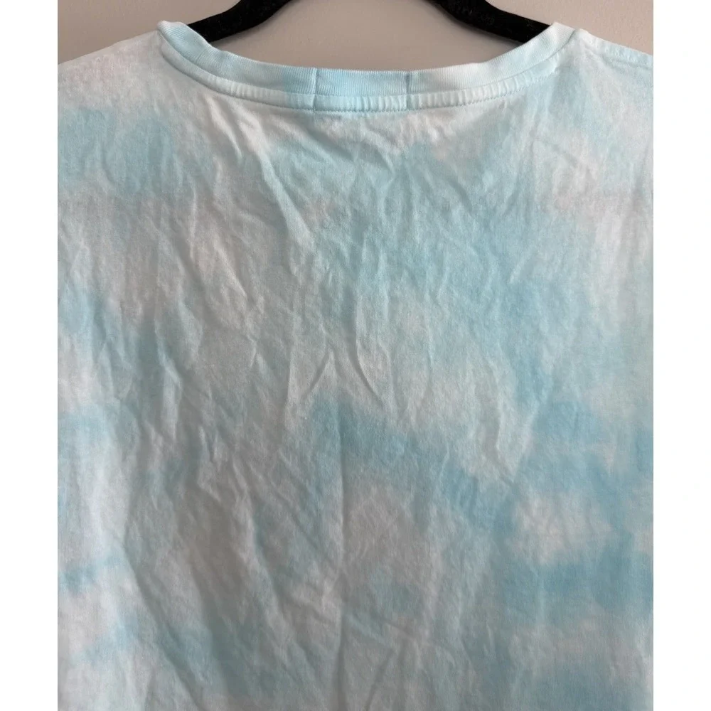 Polo Ralph Lauren Slim Fit Fishing Bear Tie-Dye Blue T-Shirt Men's Size XXL